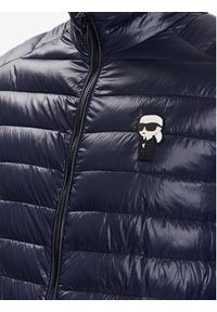 Karl Lagerfeld - KARL LAGERFELD Kurtka przejściowa 505022 500590 Granatowy Regular Fit. Typ kołnierza: dekolt w karo. Kolor: niebieski. Materiał: syntetyk #5