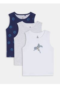 Sinsay - Podkoszulki 3 pack Batman - biały. Kolor: biały. Wzór: motyw z bajki #1