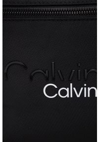 Calvin Klein plecak męski kolor czarny duży z nadrukiem. Kolor: czarny. Materiał: poliester. Wzór: nadruk #2