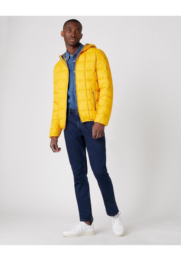 Wrangler - MĘSKA KURTKA PRZEJŚCIOWA WRANGLER THE PUFFER GOLDEN ROD W4C6WRX1K 112129099