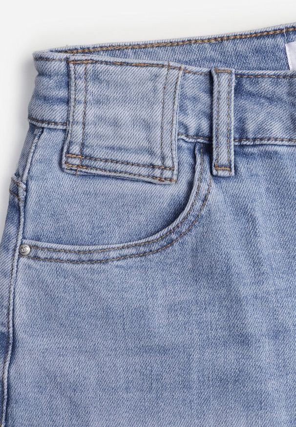 Renee - Niebieskie Jeansy Mom Fit High Waist Ankle Length Nikathe. Stan: podwyższony. Kolor: niebieski