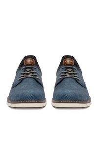 Rieker Półbuty 14450-14 Niebieski. Kolor: niebieski. Materiał: materiał #7