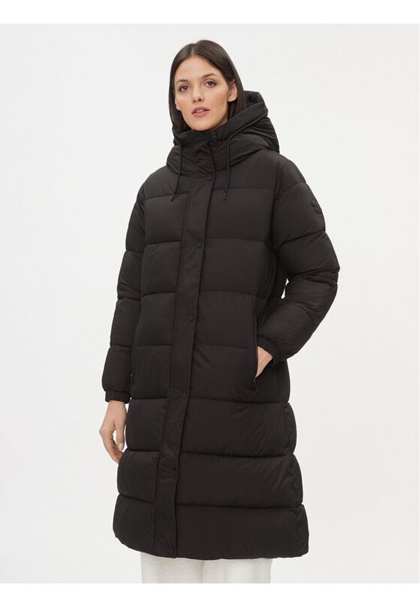 s.Oliver Płaszcz zimowy 2134857 Czarny Loose Fit. Kolor: czarny. Materiał: syntetyk. Sezon: zima