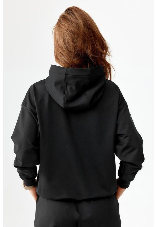 ROUGH RADICAL - Bluza sportowa dresowa dla kobiet Rough Radical Pery Hoodie. Kolor: czarny. Materiał: dresówka. Sport: fitness
