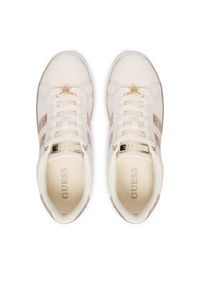 Guess Sneakersy FLTBRL ELE12 Kremowy. Kolor: kremowy. Materiał: skóra #2
