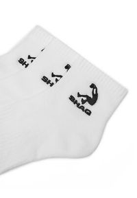 Shaq Zestaw 3 par niskich skarpet unisex AS_SHQ_H_001Z_SS25 (3-PACK) Biały. Kolor: biały. Materiał: materiał, bawełna