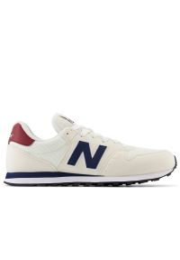 Buty New Balance GM500RTC - beżowe. Kolor: beżowy. Materiał: syntetyk, materiał. Szerokość cholewki: normalna #1