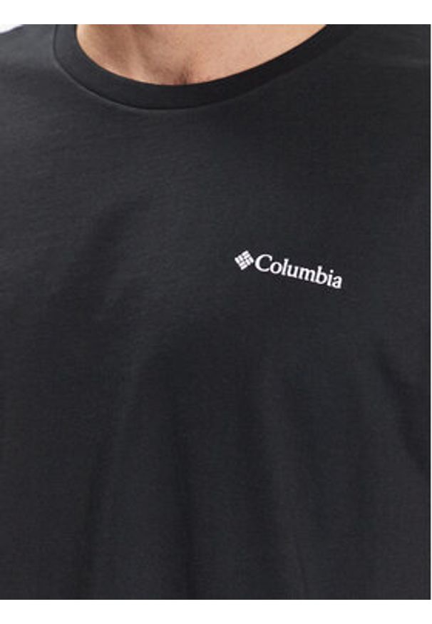 columbia - Columbia T-Shirt Basic Logo 1680053 Czarny Regular Fit. Kolor: czarny. Materiał: bawełna