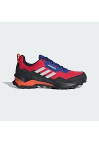 Adidas - Terrex AX4 GORE-TEX Hiking Shoes. Kolor: czerwony, wielokolorowy, niebieski, szary. Materiał: materiał