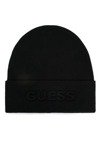 Guess Czapka AW5179 POL01 Czarny. Kolor: czarny. Materiał: materiał #1