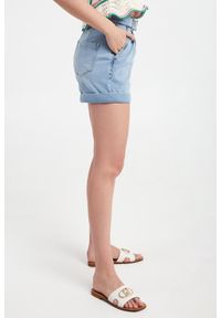 Blugirl Blumarine - Spodenki jeansowe damskie BLUGIRL BLUMARINE. Materiał: jeans #4
