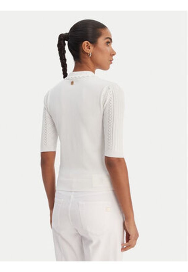 Fracomina Bluzka FR26ST7013K41601 Kremowy Regular Fit. Kolor: kremowy. Materiał: syntetyk
