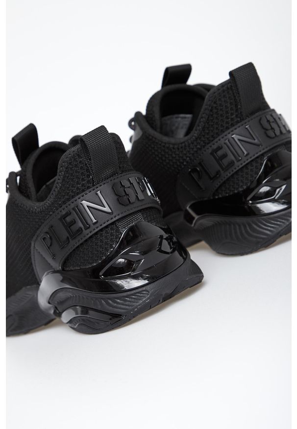 Plein Sport - Sneakersy męskie Runner PS Fly Knit PLEIN SPORT