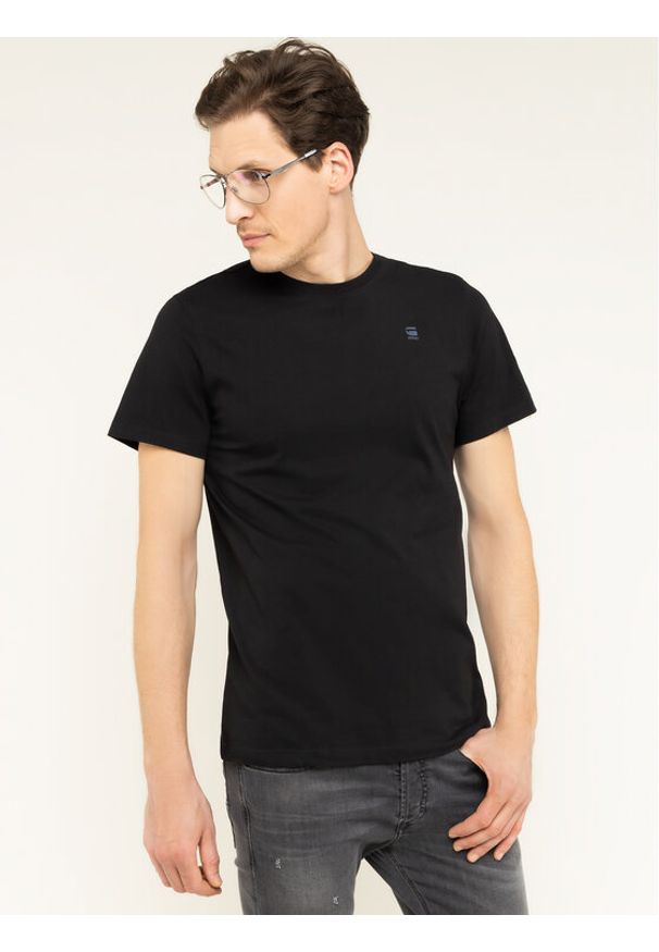 G-Star RAW - G-Star Raw T-Shirt Base-S D16411-336-6484 Czarny Regular Fit. Kolor: czarny. Materiał: bawełna