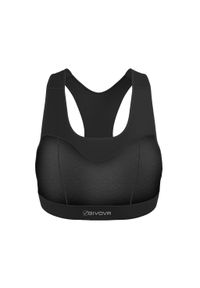 Biustonosz dla kobiet Givova Eco. Kolor: czarny. Materiał: tkanina, poliester #1