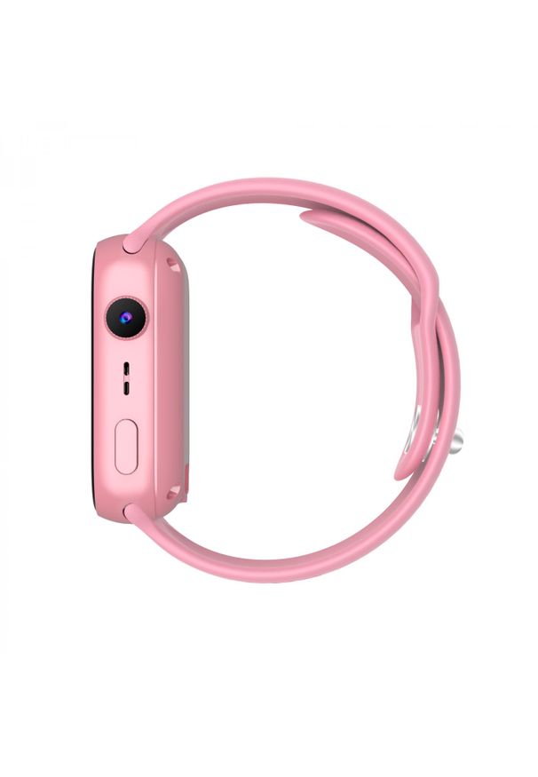 GARETT - Garett Kids Twin 2 4G różowy. Rodzaj zegarka: smartwatch. Kolor: różowy