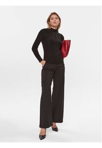 Liu Jo Sweter MF3223 MA95M Czarny Regular Fit. Kolor: czarny. Materiał: syntetyk #3