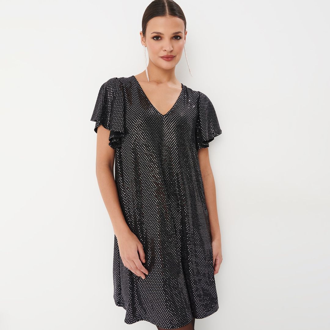 Beżowa sukienka Mohito mini 7326Y-08L / 2804941 - Sukienki