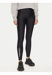 Under Armour Legginsy UA Tech™ 1386408 Czarny Slim Fit. Kolor: czarny. Materiał: syntetyk