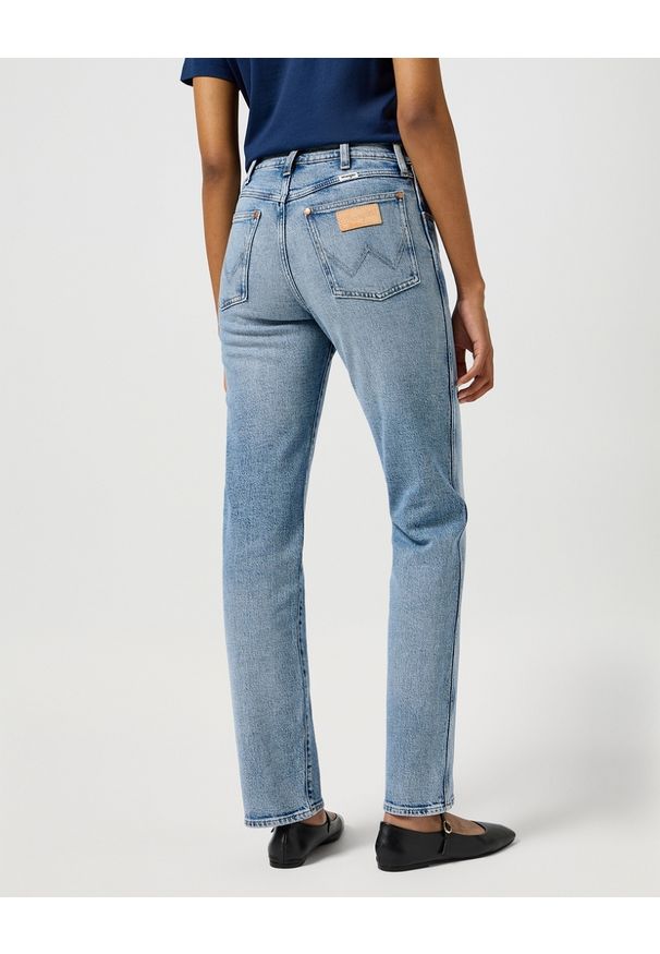 Wrangler - DAMSKIE SPODNIE JEANSOWE WRANGLER SUNSET FROSTY SILVER 112356409