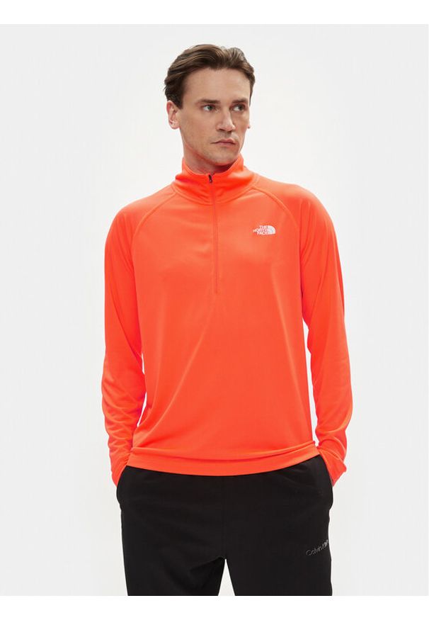 The North Face Koszulka techniczna Flex NF0A7ZBC Pomarańczowy Slim Fit. Kolor: pomarańczowy. Materiał: syntetyk