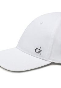 Calvin Klein Czapka z daszkiem Ck Metal Cotton Cap K60K613102 Biały. Kolor: biały #3