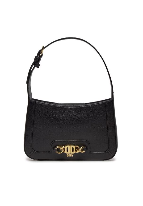 DKNY Torebka Valencia Demi R34HHB34 Czarny. Kolor: czarny. Materiał: skórzane