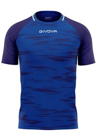 Givova Pixel Sportowa Koszulka Męska - Royal Blue, Rozmiar L. Kolor: niebieski. Sport: piłka nożna