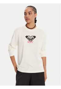 Roxy Bluzka Hangloose Art Ls ERJZT06035 Écru Regular Fit. Materiał: bawełna