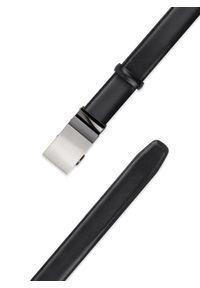 Czarny skórzany pasek męski - Pako Lorente. Kolor: czarny. Materiał: skóra. Styl: elegancki #3