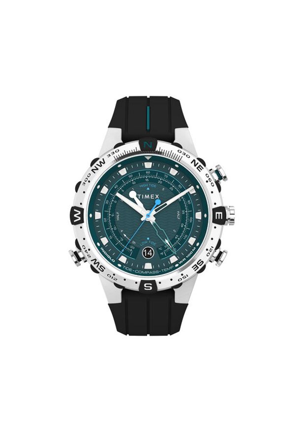 Timex Zegarek Expedition North Tide-Temp-Compass TW2W24200 Czarny. Kolor: czarny