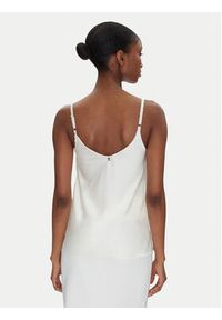 Rinascimento Top CFC0122601003 Écru Regular Fit. Materiał: syntetyk