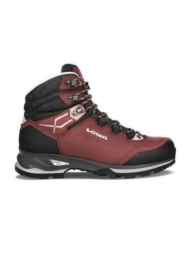 Buty trekkingowe damskie Lowa Lady Light LL. Wysokość cholewki: za kostkę. Zapięcie: sznurówki. Kolor: czerwony. Materiał: guma, skóra, tkanina. Szerokość cholewki: normalna