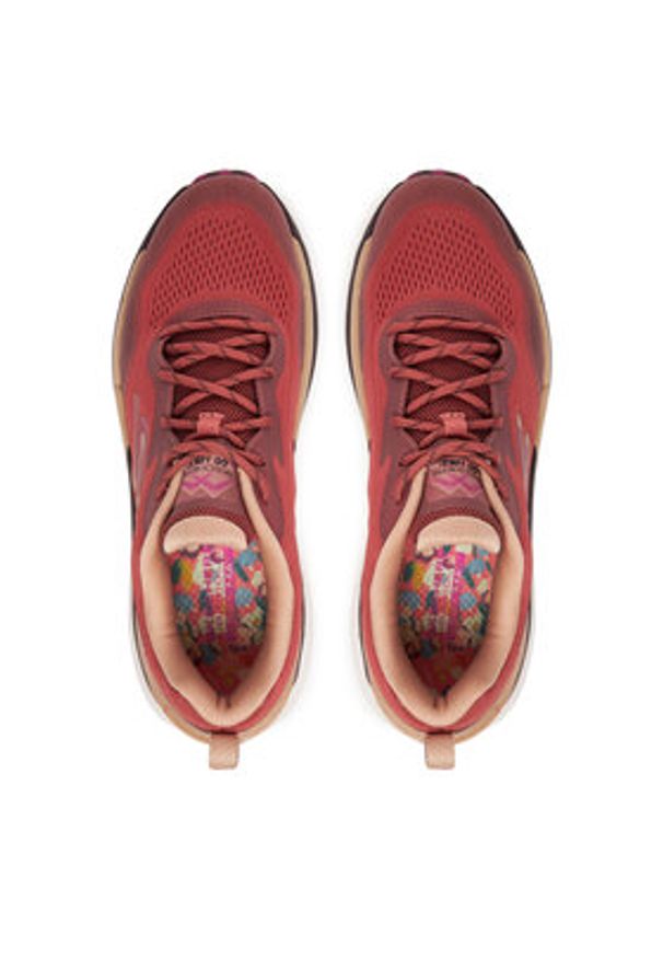 skechers - Skechers Buty do biegania Max Cushioning Elite Trail 2.0 129165/RUST Bordowy. Kolor: czerwony. Materiał: materiał