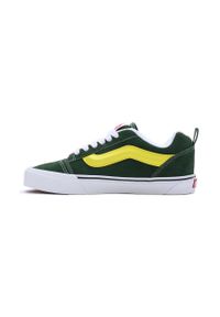 Vans tenisówki zamszowe Knu Skool kolor zielony VN0009QCBGN1. Nosek buta: okrągły. Kolor: zielony. Materiał: zamsz #6