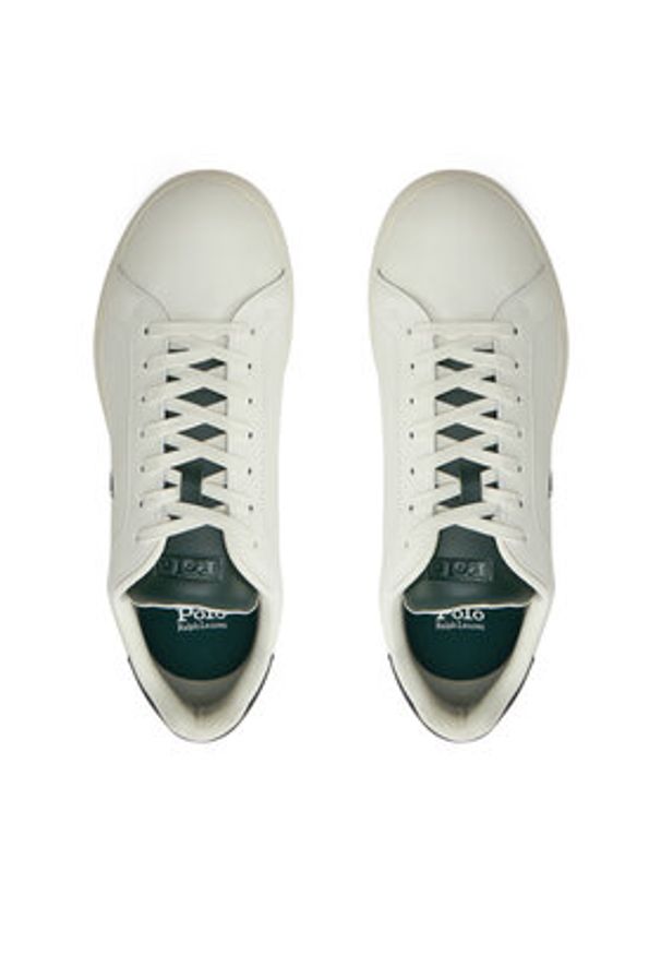 Polo Ralph Lauren Sneakersy Heritage Court II 809949791002 Biały. Kolor: biały. Materiał: skóra