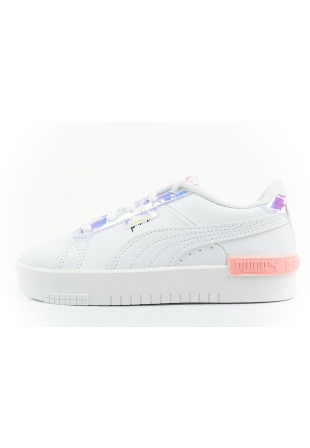 Buty sportowe sneakersy dziecięce Puma Jada Crystal. Kolor: biały. Sport: turystyka piesza