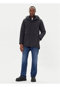 Jack Wolfskin Płaszcz zimowy Cold Camp A65022 Czarny Regular Fit. Kolor: czarny. Materiał: syntetyk. Sezon: zima #4