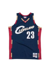 Koszulka męska do koszykówki Mitchell & Ness Cavaliers Lebron James. Kolor: niebieski. Sport: koszykówka