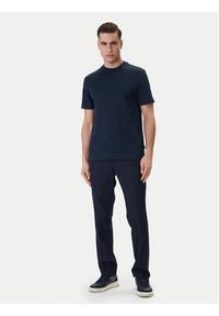 BOSS T-Shirt H-Thompson 242 50559775 Granatowy Regular Fit. Kolor: niebieski. Materiał: bawełna #5