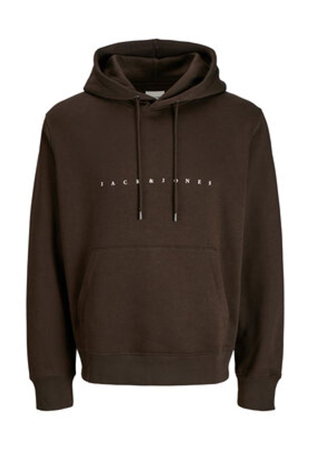 Jack & Jones Bluza Star 12233972 Brązowy Relaxed Fit. Kolor: brązowy. Materiał: bawełna