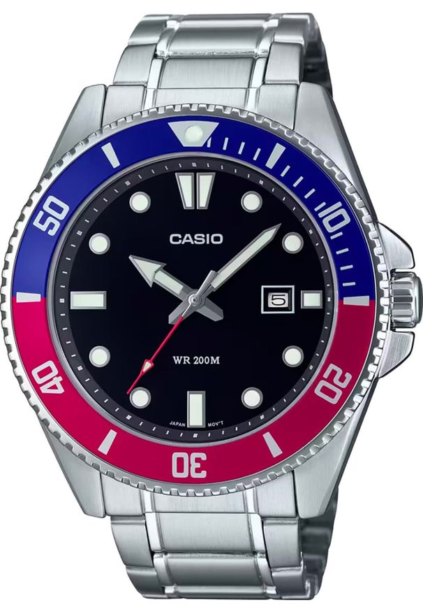 Zegarek Casio Zegarek Męski Casio MDV-107D-1A3 + BOX