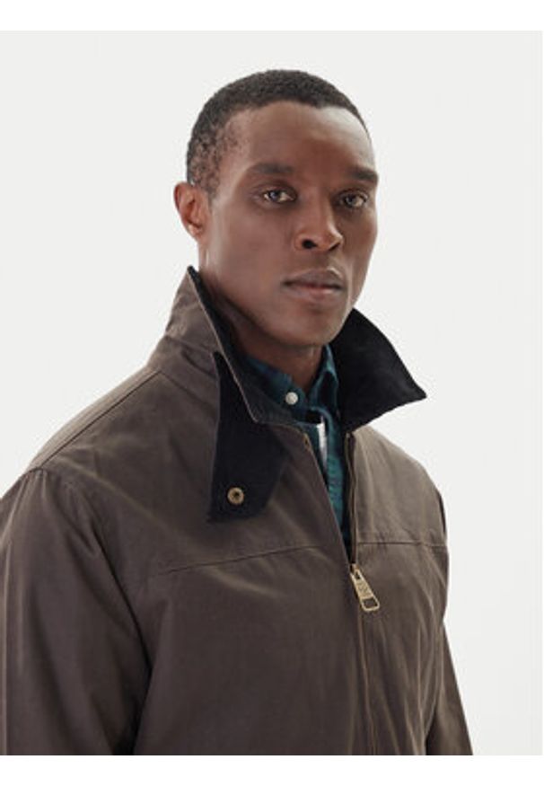 Hunter Kurtka przejściowa Duggan HARM0072251 Brązowy Relaxed Fit. Kolor: brązowy. Materiał: bawełna