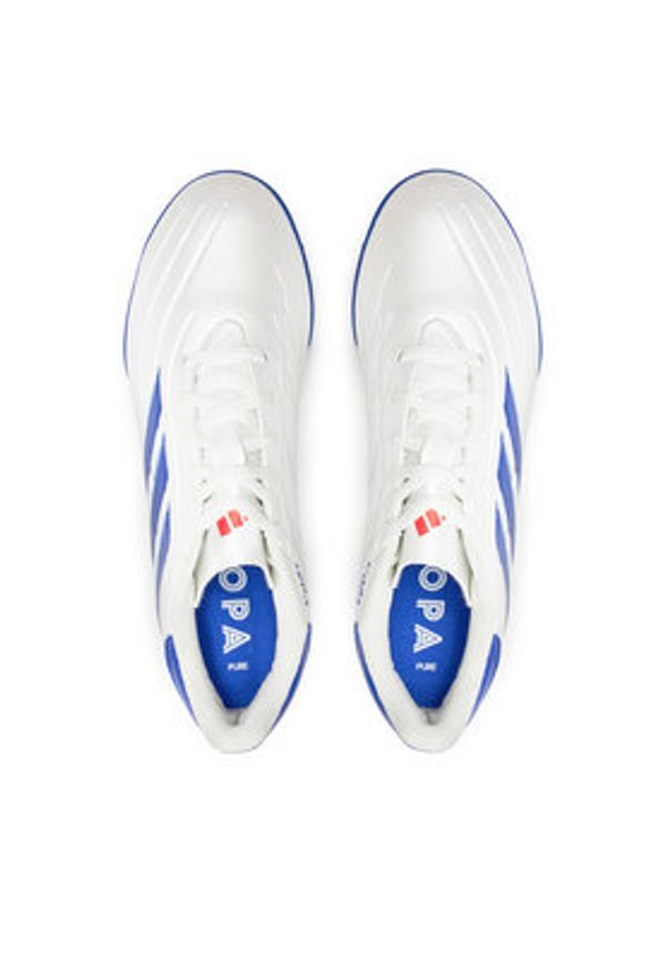 Adidas - adidas Buty do piłki nożnej Copa Pure 2 Club TF IG8688 Biały. Kolor: biały. Materiał: skóra