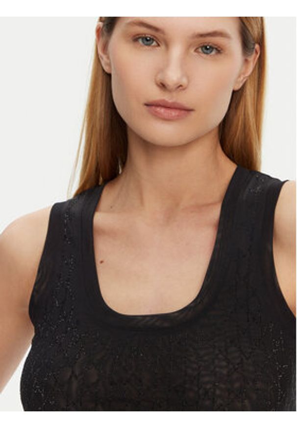 Marciano Guess Top 5RGP21 6311A Czarny Regular Fit. Kolor: czarny. Materiał: syntetyk
