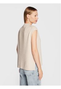 Comma Sweter 2120743 Beżowy Regular Fit. Kolor: beżowy. Materiał: bawełna #3