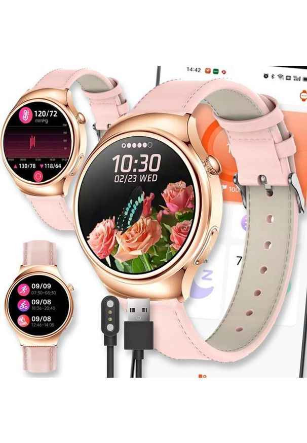 Smartwatch Active Band SMARTWATCH ZEGAREK WATCH DAMSKI MENU PL ROZMOWY AMOLED POWIADOMIENIA SPORT ET390. Rodzaj zegarka: smartwatch. Styl: sportowy