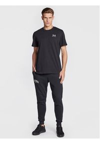 Under Armour T-Shirt Ua Logo Embroidered 1373997 Czarny Relaxed Fit. Kolor: czarny. Materiał: bawełna, syntetyk #2