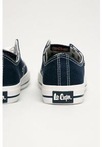 Lee Cooper - Tenisówki. Nosek buta: okrągły. Zapięcie: sznurówki. Kolor: niebieski. Materiał: guma #4