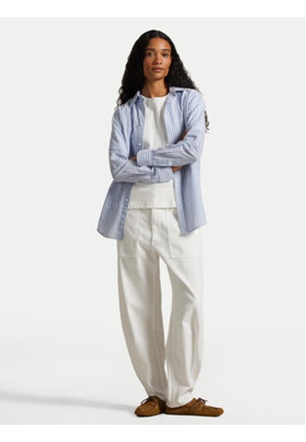 Polo Ralph Lauren Koszula 211971514503 Błękitny Classic Fit. Typ kołnierza: polo. Kolor: niebieski. Materiał: bawełna